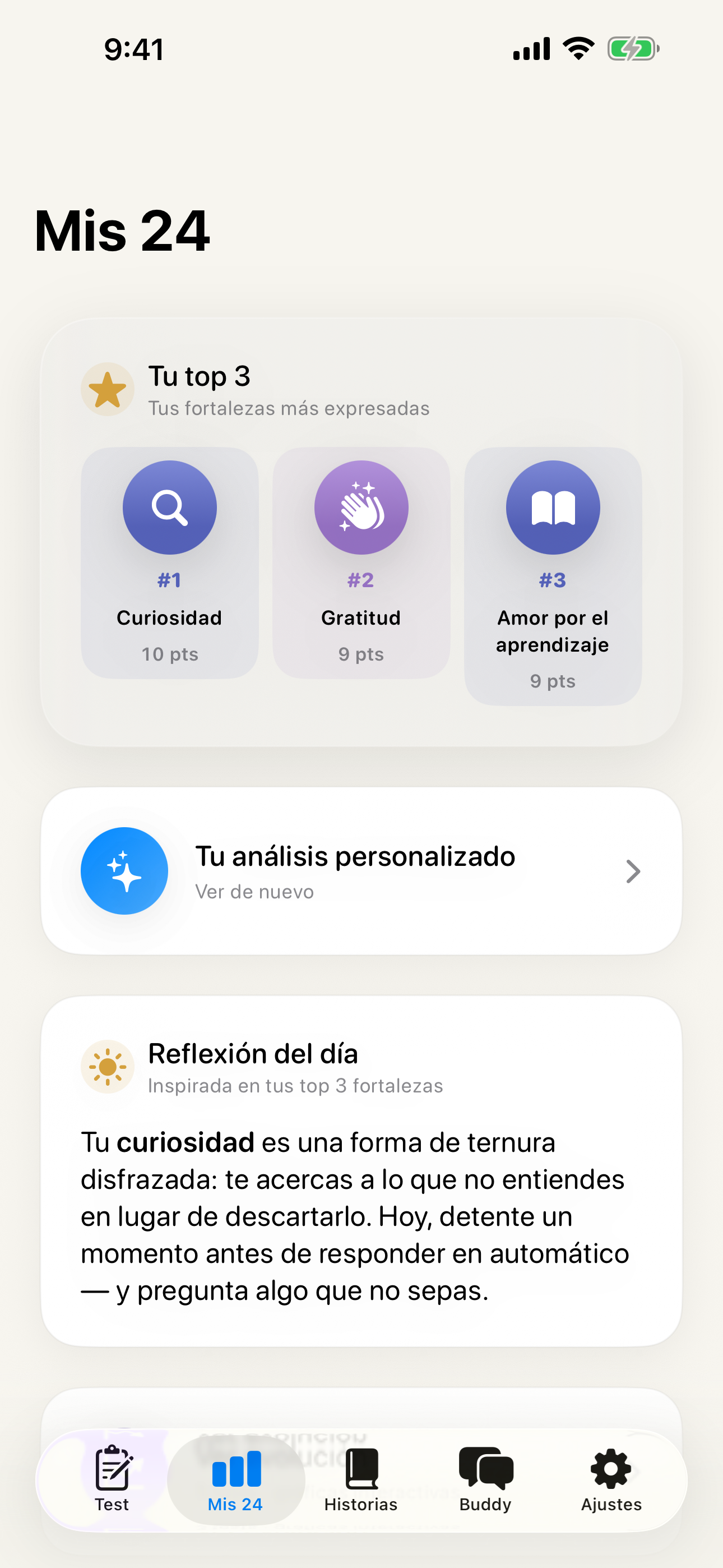 Pantalla principal de Lumina mostrando las 24 fortalezas